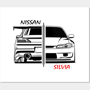 Nissasn Silvia S15, JDM Car Posters and Art